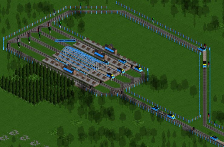 openttd creating a-ro-ro station