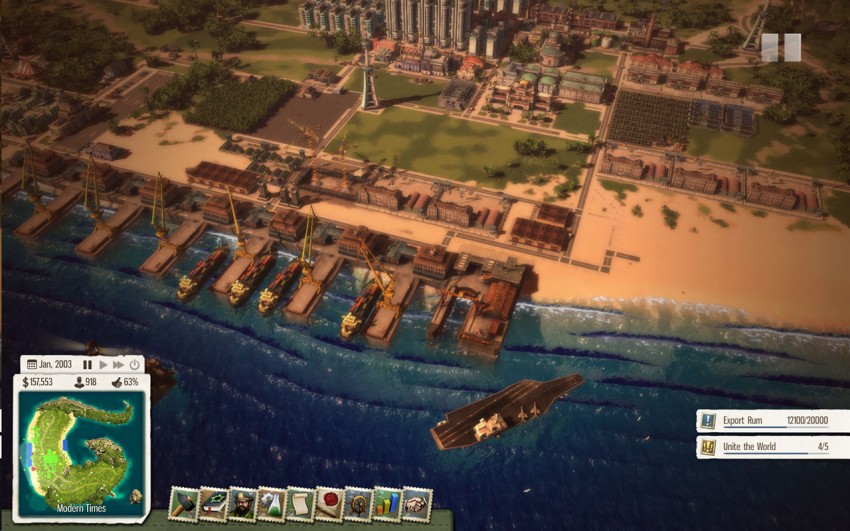 For this mission you will need to build enough docks and military defences