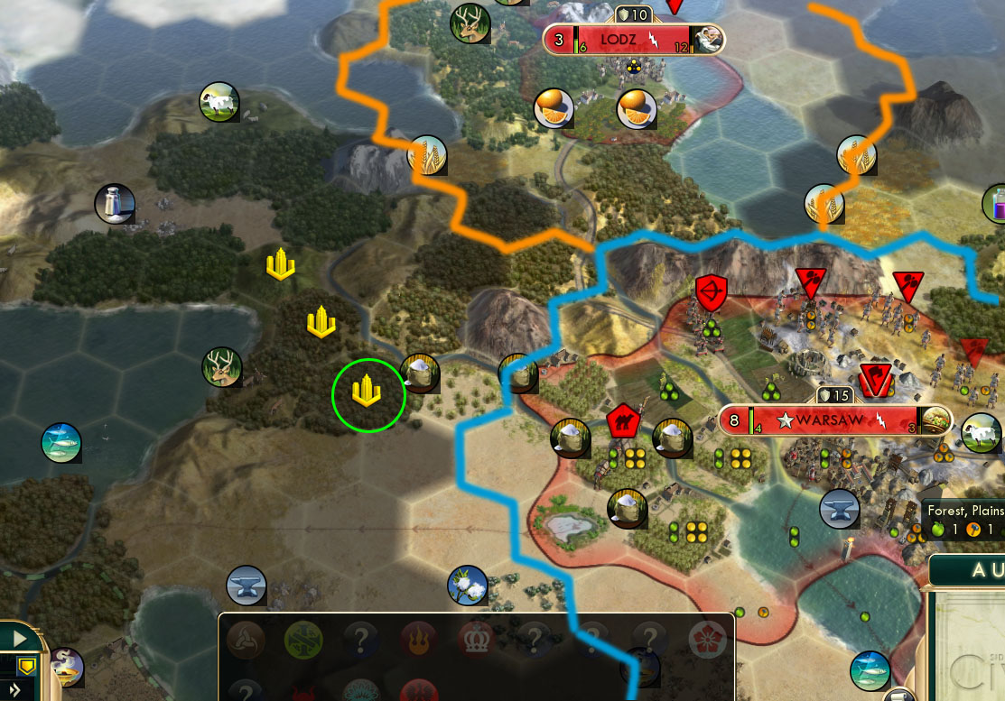 civ v brave new world city placement tiles overlap when building a new city