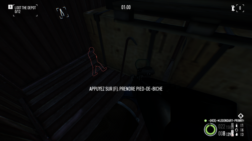 Location of the crowbar on a murkywater container in Shadow Raid Heist