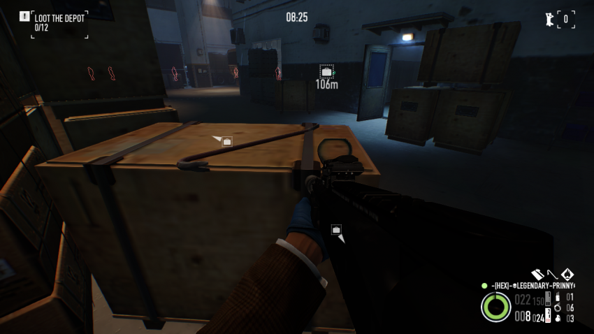 Crowbar on a crate near the vault in Shadow Raid Heist