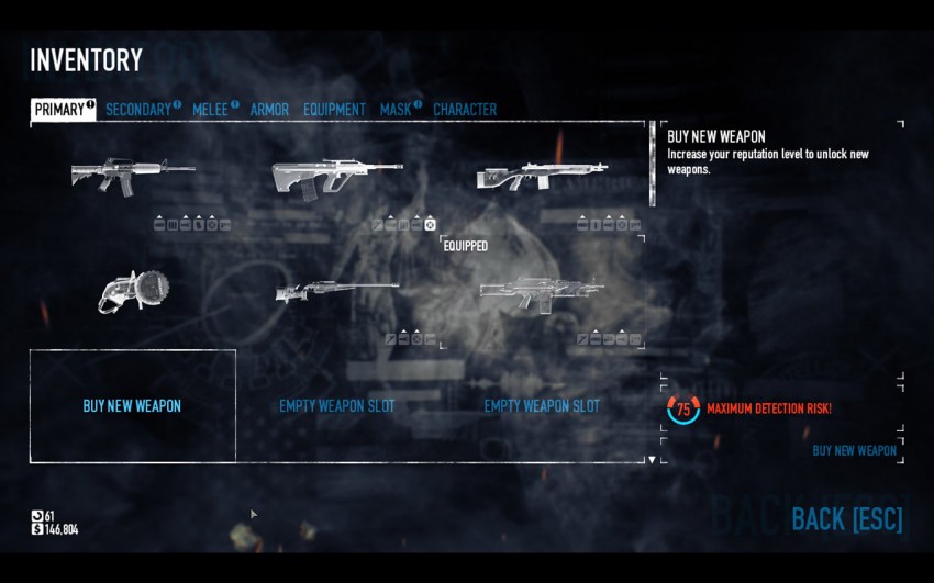 payday-2-equipement-weapons-how-to-equip-a-new-weapon