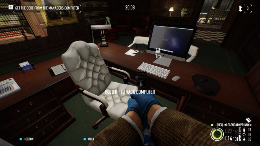 Payday 2 The Big Bank Heist hack the computer in the managers office