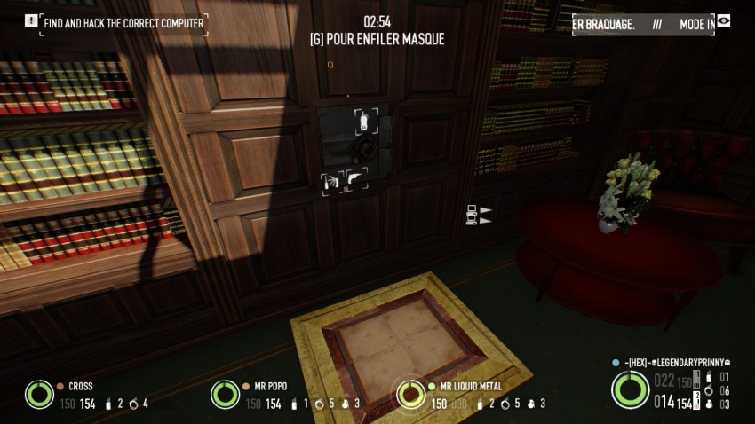 payday2 big bank heist guide safe behind a painting in the managers office