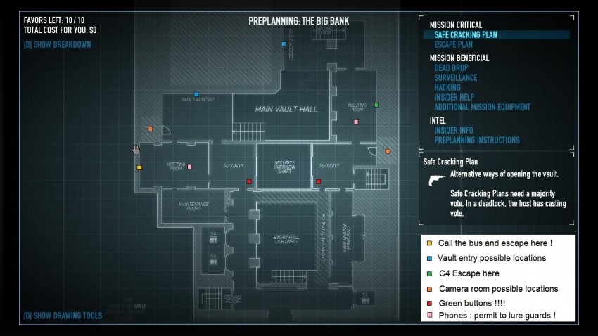 payday2 big bank heist guide vault area first floor