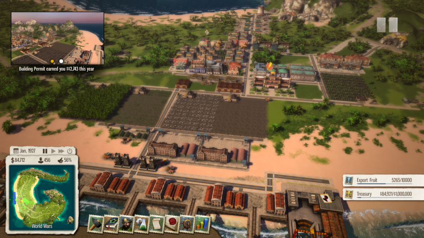 Tropico 3 Mission 12 Get-rich-quick. In 30-60 minutes you can get around the 2.5 million this map design resulted in. 