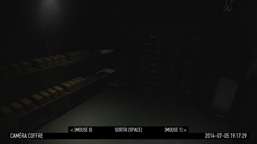 Example of the vault camera. This camera can help you locate the vault.