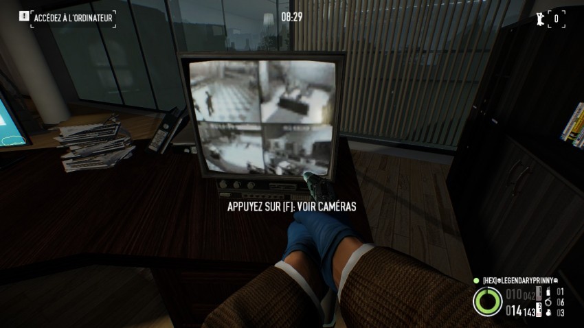 Payday2 FramingFrame Day3 Stealth  offiice acces to the security camera's