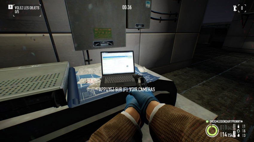 Payday2 FramingFrame Day3 Stealth  roof acces to the security camera's