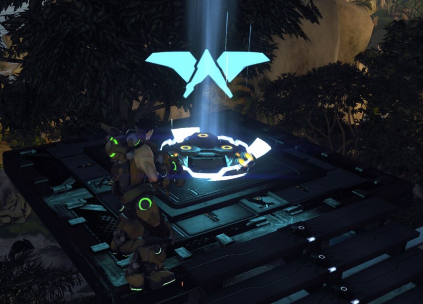 The glider pad in Firefall