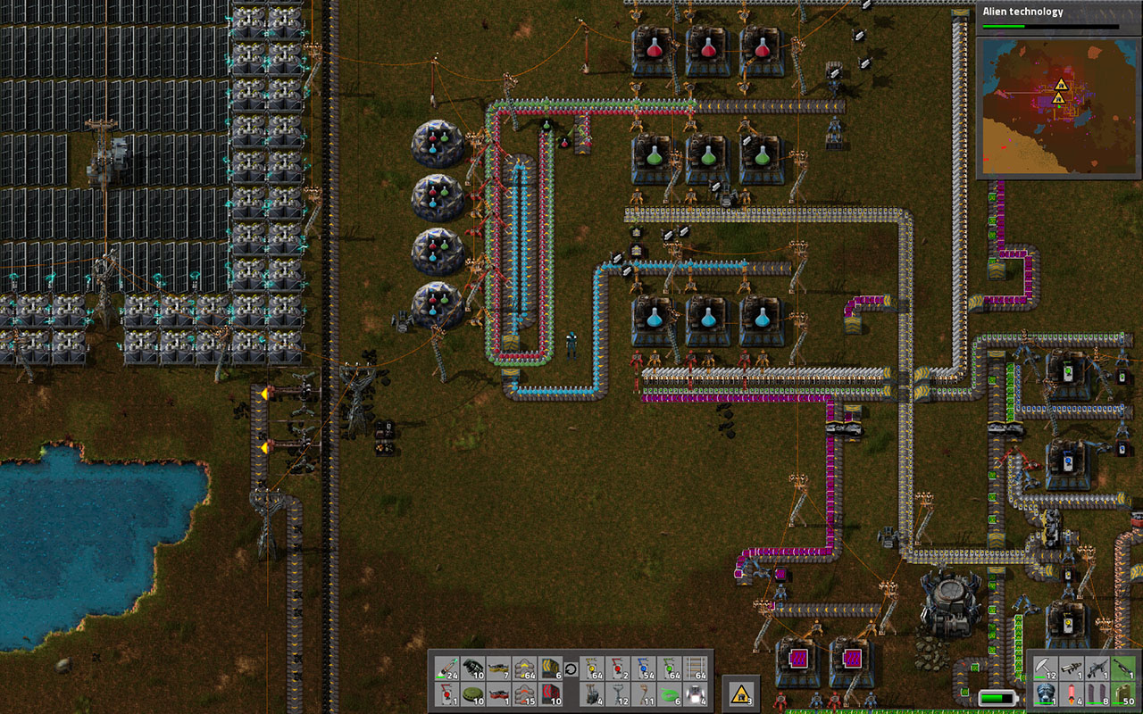 Factorio Guide – Green Science Pack Automation in a few minutes (updated with video)