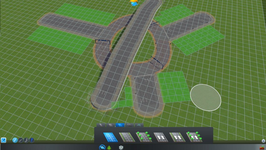 The assed editor is great to develop for example a new roundabout!
