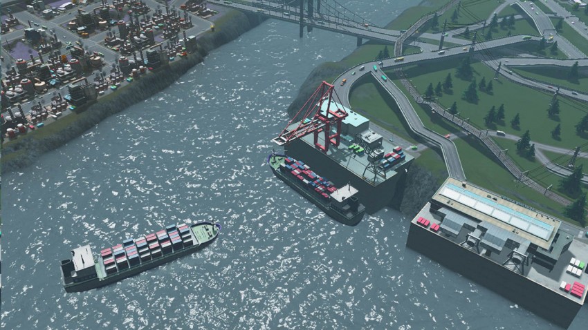 The Cargo Harbor allows your trucks to export or import goods. The cargo  harbor can only be constructed on rivers with a sea trade route available. 